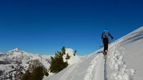 Une seule montée en ski de randonnée pour une magnifique descente