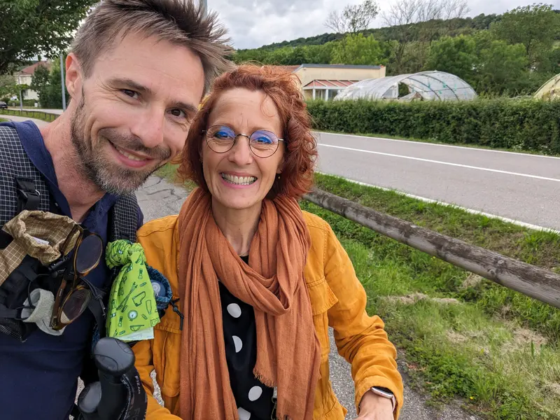 Avec ma soeur pour 500 mètres ensemble